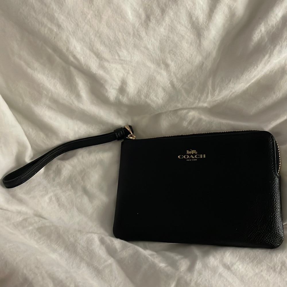 Black Coach Wristlet